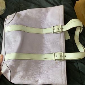 Used Lavender coach purse